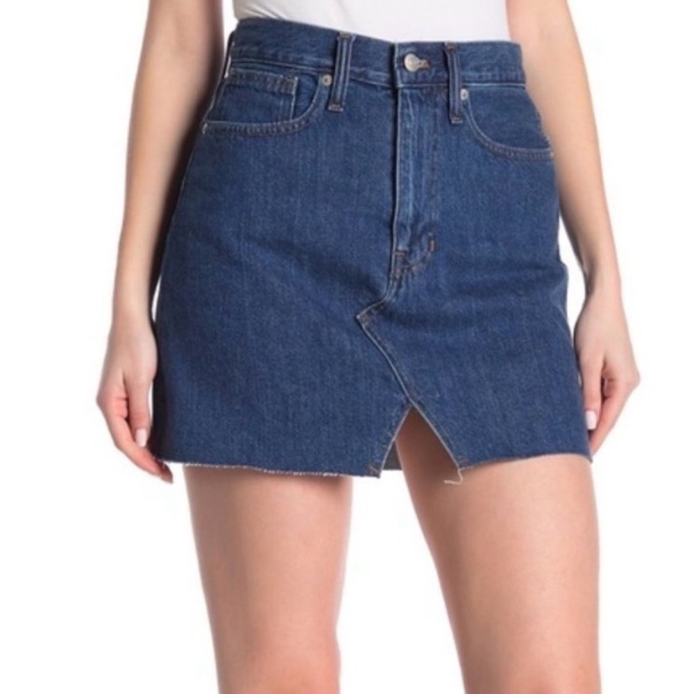 Madewell Dark Blue Mini Skirt